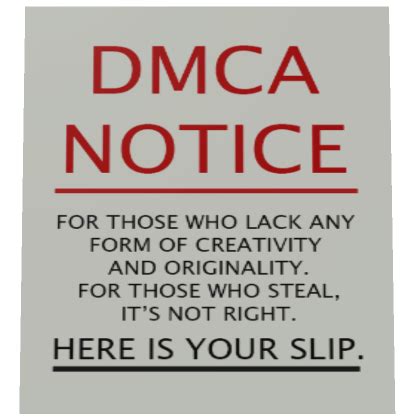 Toradh íomhá ar Roblox DMCA