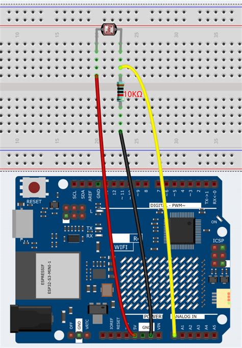 Image result for Wiring Diagram of Photo Resistor Arduino