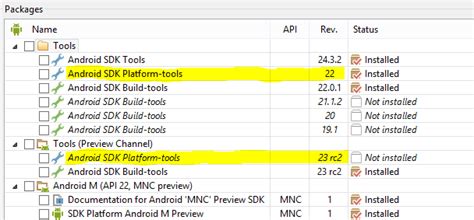 Image result for Android Studio Platform Tools