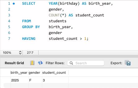 Image result for Having MySQL