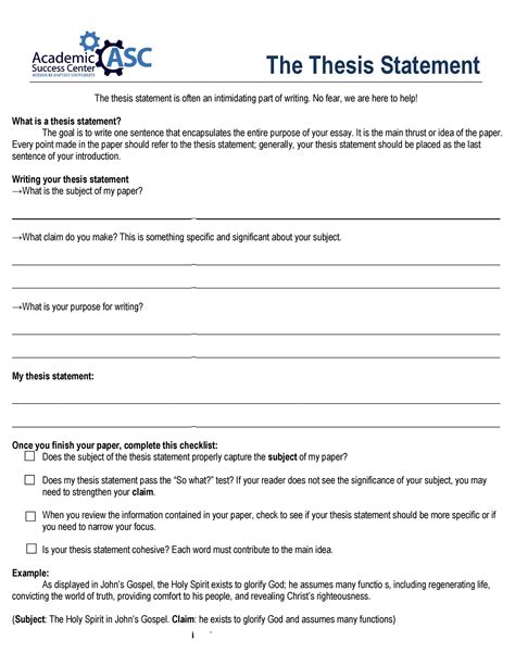 Image result for Sample Thesis Statement