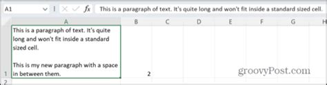 Image result for How To Add A Paragraph In Excel