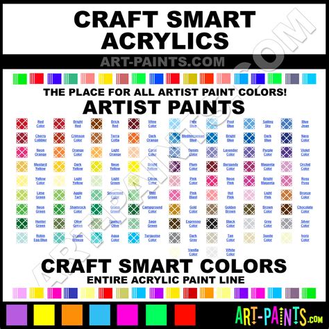 Acrylic Artists Paint Color Chart に対する画像結果