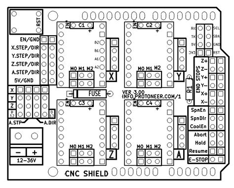 Toradh íomhá ar Arduino CNC Shield Schematic PDF