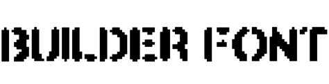 Image result for Builder Font