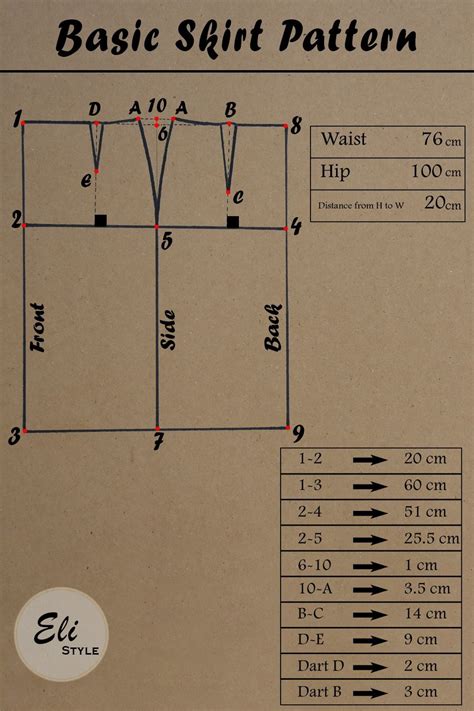 Afbeeldingsresultaten voor Basic Skirt Pattern Block