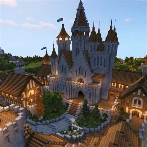 Image result for Minecraft Medieval Castle