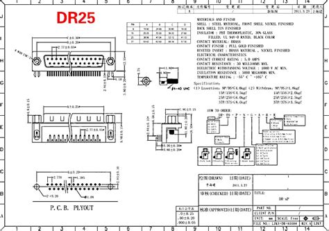 Toradh íomhá ar DB25 Connector Pinout