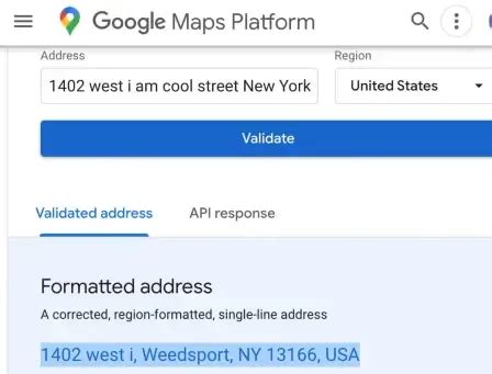 Image result for Google API Address Validation