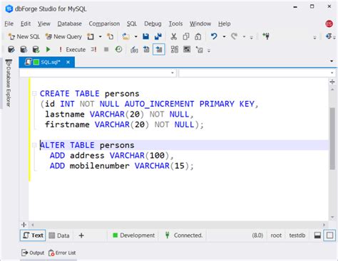 Image result for How to Edit Column in MySQL