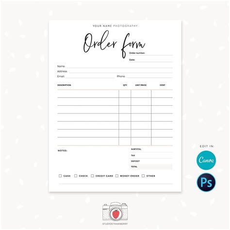 تصویر کا نتیجہ برائے How to Create a Order Sheet Form