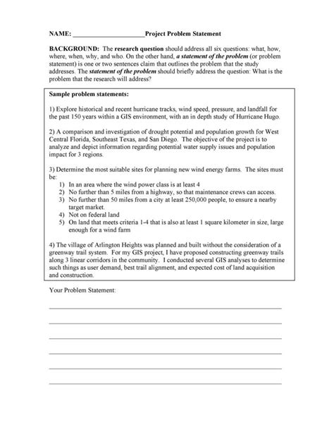 Image result for Problem Statement Cheat Sheet