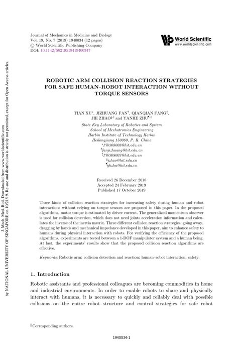 Robotic Arm Collision Detection に対する画像結果