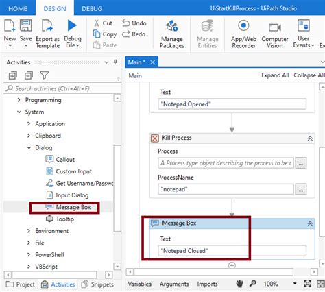 Toradh íomhá ar UiPath Studio Process Diagram