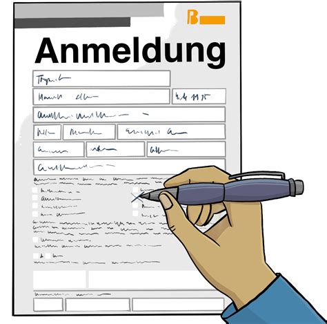 Anmeldung Formular Erfullen に対する画像結果