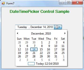 Image result for Adding Date PICKER to Row in DataTable in C#