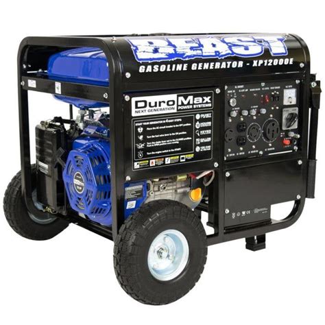 Duromax 12000 watt 18 hp portable gas generator xp12000e – Artofit