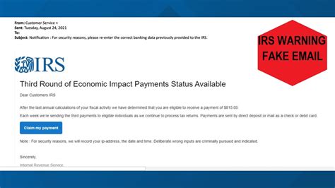 Image result for IRS Scam Email