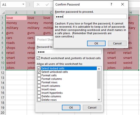 Image result for How to Disable Cells in Excel
