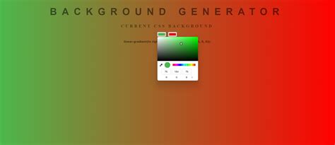 Background CSS Generator に対する画像結果
