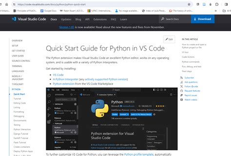 Image result for Visual Studio Code Starting Page