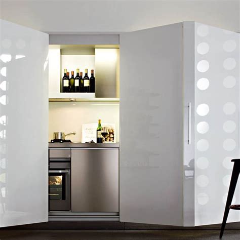 Image result for Compact Hidden Kitchen