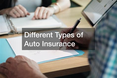 Image result for Different Types of Auto Insurance