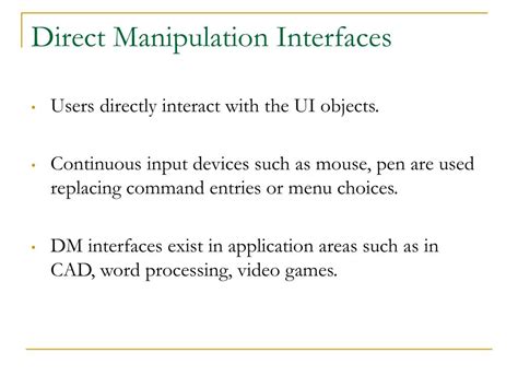 Image result for Direct Manipulation Interface Block Diagram