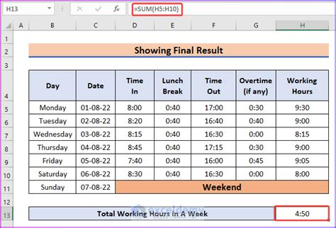 Image result for Time in Time Out Excel Formula
