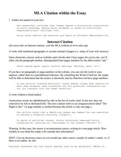 MLA Essay Format Sample に対する画像結果