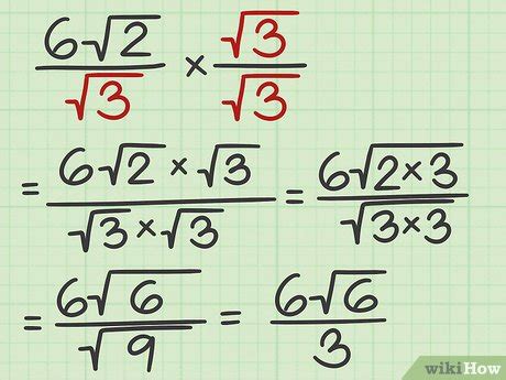 Afbeeldingsresultaten voor Dividing Square Roots