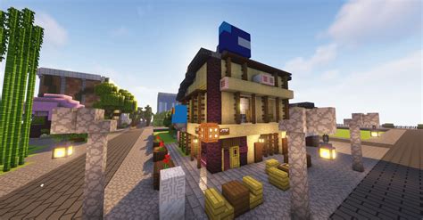 Image result for Minecraft Corner House Cafe