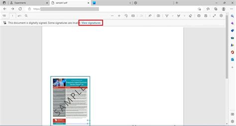 How to Add Signature in Microsoft Edge PDF に対する画像結果