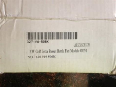 Image result for Cooling Fan Control Module for VW Jetta