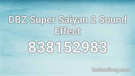 Image result for Cell DBZ Sound for Roblox ID