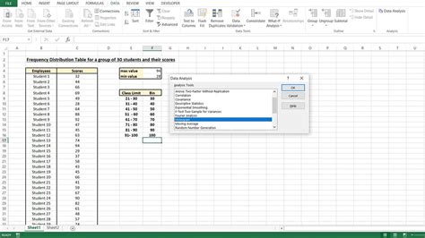 Image result for How to Do a Frequency Table in Excel