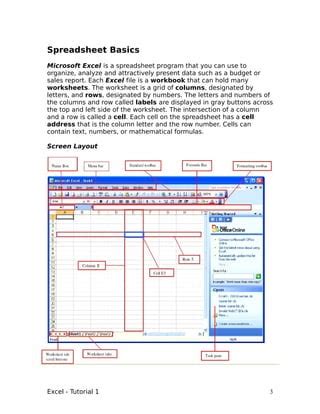 Toradh íomhá ar MS Excel 2003 Tutorial