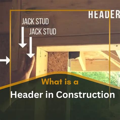 Image result for What Is a Header in Construction