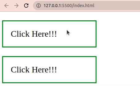 Toradh íomhá ar jQuery Click Me Web Page