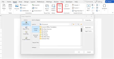Image result for How to Add Website Link in Word Document