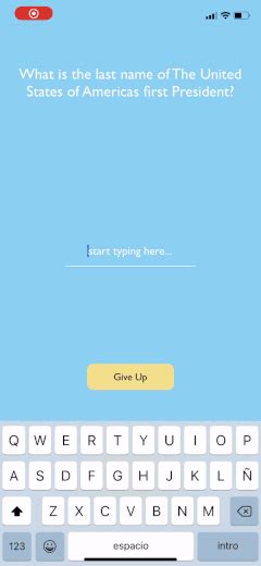 React Native Quiz UI に対する画像結果