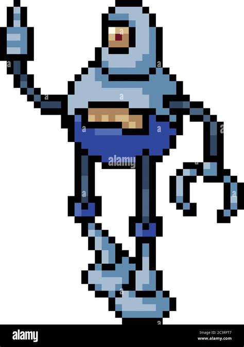 Afbeeldingsresultaten voor Pixel Art Robot