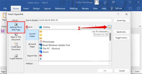 Image result for How to Add Website Link in Word Document
