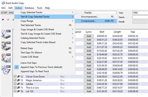 Toradh íomhá ar How to Get mp3s Using Exact Audio Copy