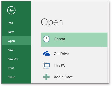 Image result for Recent Excel File