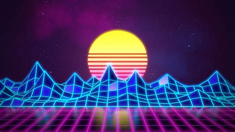Afbeeldingsresultaten voor Retro Neon Sun