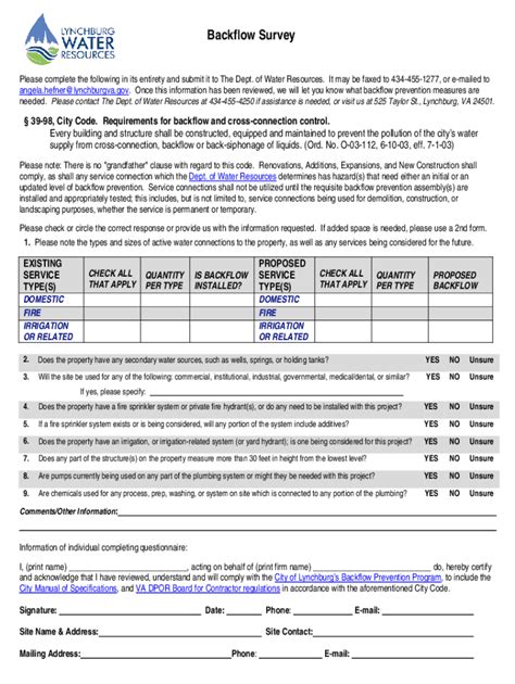 Afbeeldingsresultaten voor Backflow Survey