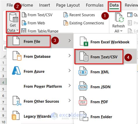 Toradh íomhá ar Importing a CSV File into Excel