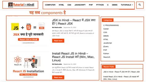Image result for React Beginner Tutorial in Hindi