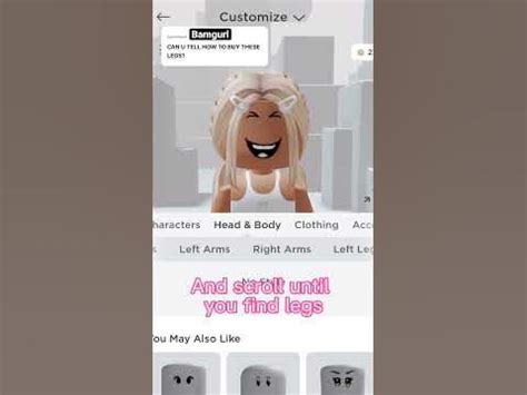 How to Get Big Legs On Roblox On Computer に対する画像結果